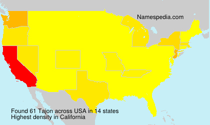Surname Tajon in USA Surname Tajon in USA