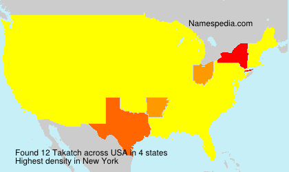 Surname Takatch in USA Surname Takatch in USA