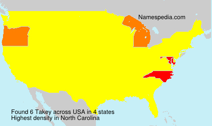 Surname Takey in USA Surname Takey in USA