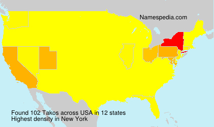 Surname Takos in USA Surname Takos in USA