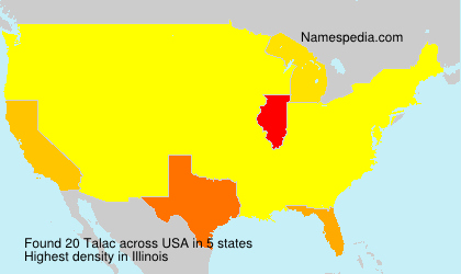 Surname Talac in USA Surname Talac in USA