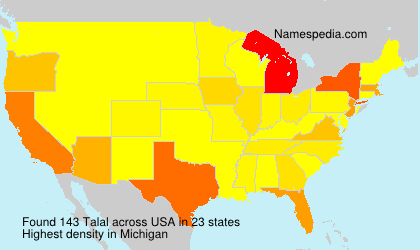 Surname Talal in USA Surname Talal in USA