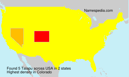 Surname Talapu in USA Surname Talapu in USA