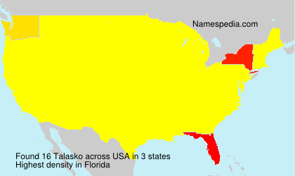 Surname Talasko in USA Surname Talasko in USA