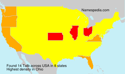 Surname Talb in USA Surname Talb in USA
