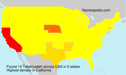 Surname Talebizadeh in USA Surname Talebizadeh in USA