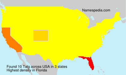 Surname Talg in USA Surname Talg in USA