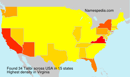 Surname Talibi in USA Surname Talibi in USA