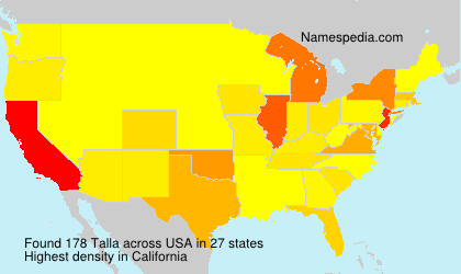 Surname Talla in USA
