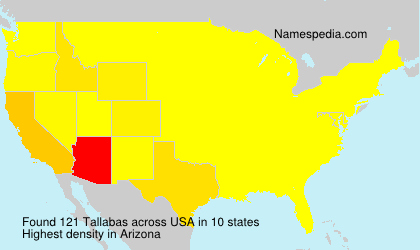 Surname Tallabas in USA Surname Tallabas in USA