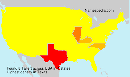 Surname Tallert in USA Surname Tallert in USA
