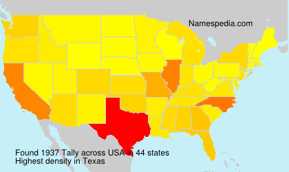 Surname Tally in USA Surname Tally in USA