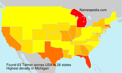 Surname Talmer in USA Surname Talmer in USA