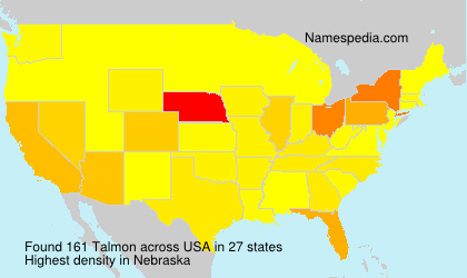 Surname Talmon in USA Surname Talmon in USA