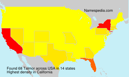 Surname Talmor in USA Surname Talmor in USA