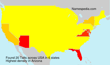 Surname Talts in USA Surname Talts in USA