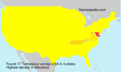 Surname Tamalavicz in USA Surname Tamalavicz in USA