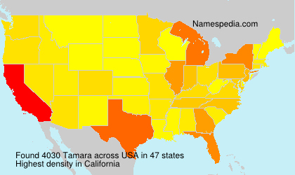 Surname Tamara in USA Surname Tamara in USA