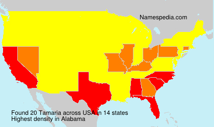 Surname Tamaria in USA Surname Tamaria in USA
