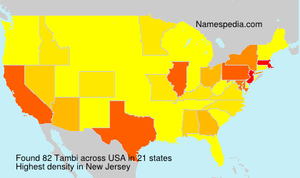 Surname Tambi in USA Surname Tambi in USA