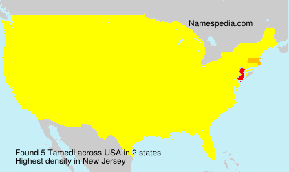 Surname Tamedi in USA Surname Tamedi in USA
