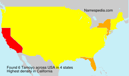 Surname Tamoyo in USA Surname Tamoyo in USA