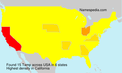 Surname Tamp in USA