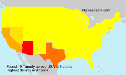 Surname Tamuty in USA Surname Tamuty in USA