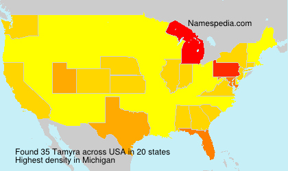 Surname Tamyra in USA Surname Tamyra in USA