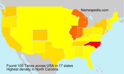 Surname Tanas in USA Surname Tanas in USA