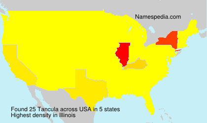 Surname Tancula in USA Surname Tancula in USA