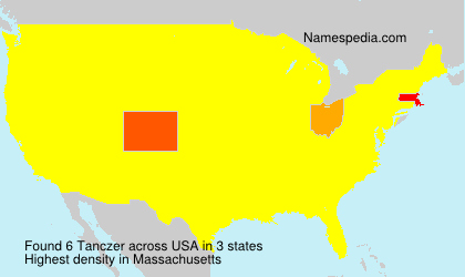 Surname Tanczer in USA Surname Tanczer in USA