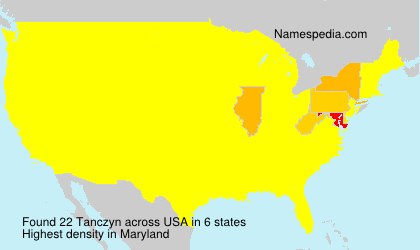 Surname Tanczyn in USA Surname Tanczyn in USA