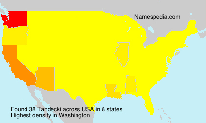 Surname Tandecki in USA Surname Tandecki in USA