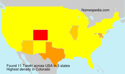 Surname Tandri in USA Surname Tandri in USA