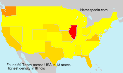 Surname Tanev in USA Surname Tanev in USA