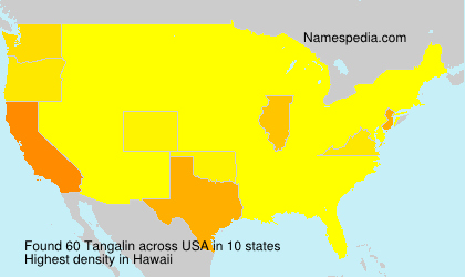 Surname Tangalin in USA Surname Tangalin in USA