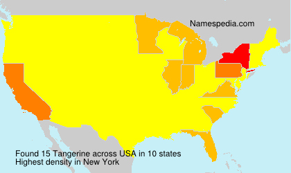 Surname Tangerine in USA Surname Tangerine in USA