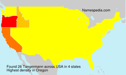 Surname Tangermann in USA Surname Tangermann in USA