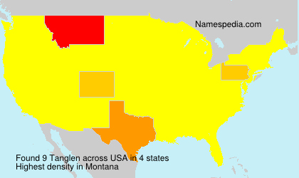 Surname Tanglen in USA Surname Tanglen in USA