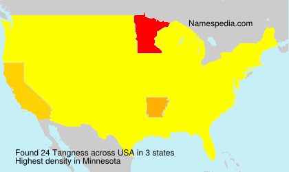 Surname Tangness in USA Surname Tangness in USA