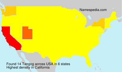 Surname Tangog in USA Surname Tangog in USA