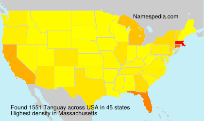 Surname Tanguay in USA Surname Tanguay in USA