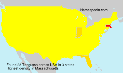 Surname Tangusso in USA Surname Tangusso in USA