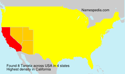 Surname Taniela in USA Surname Taniela in USA