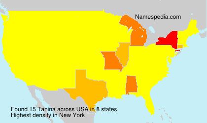 Surname Tanina in USA Surname Tanina in USA