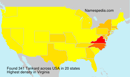 Surname Tankard in USA Surname Tankard in USA