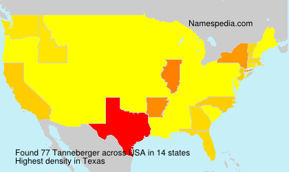 Surname Tanneberger in USA Surname Tanneberger in USA