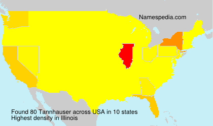 Surname Tannhauser in USA Surname Tannhauser in USA