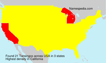 Surname Tansingco in USA Surname Tansingco in USA